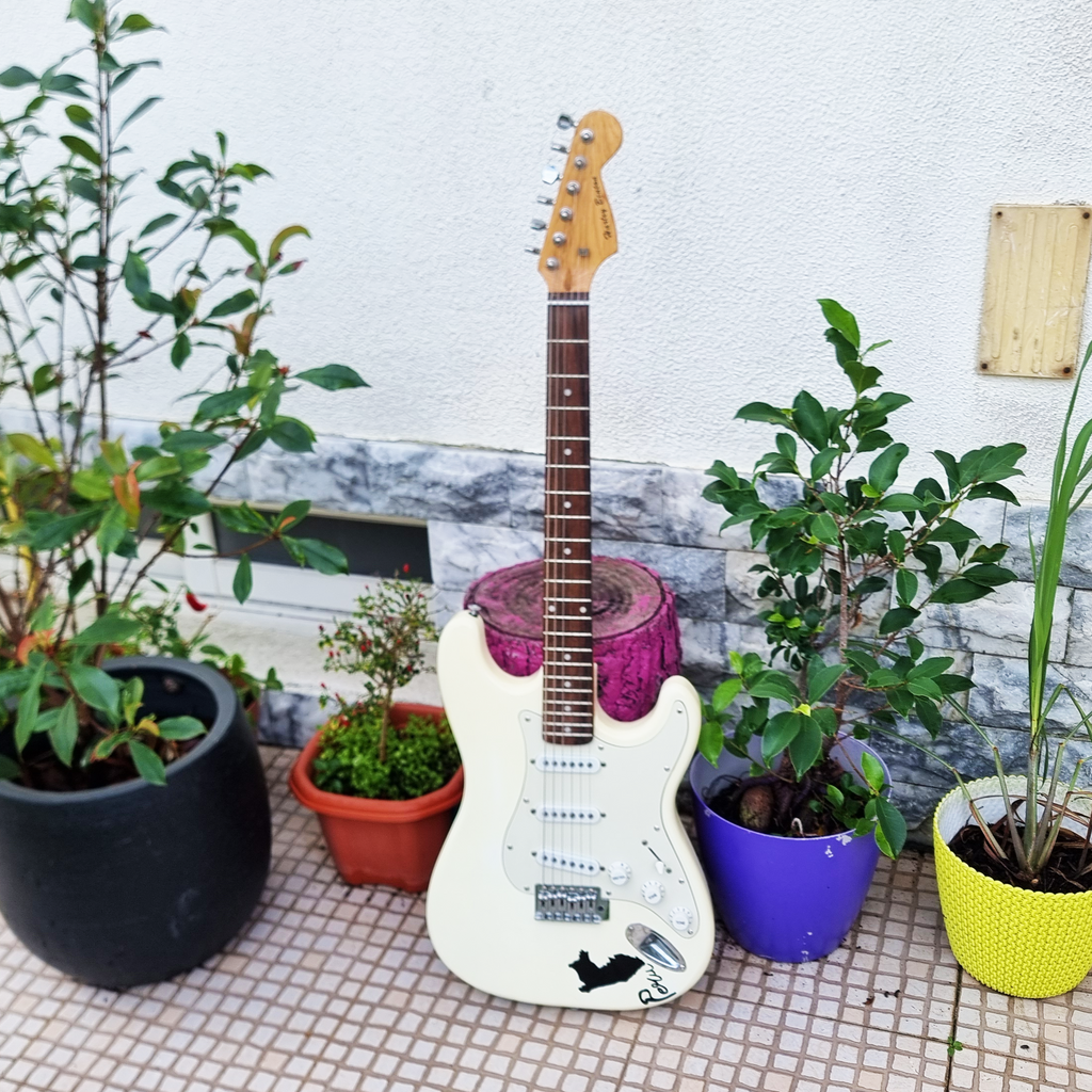 Guitarra Harley Benton ST-20 WH