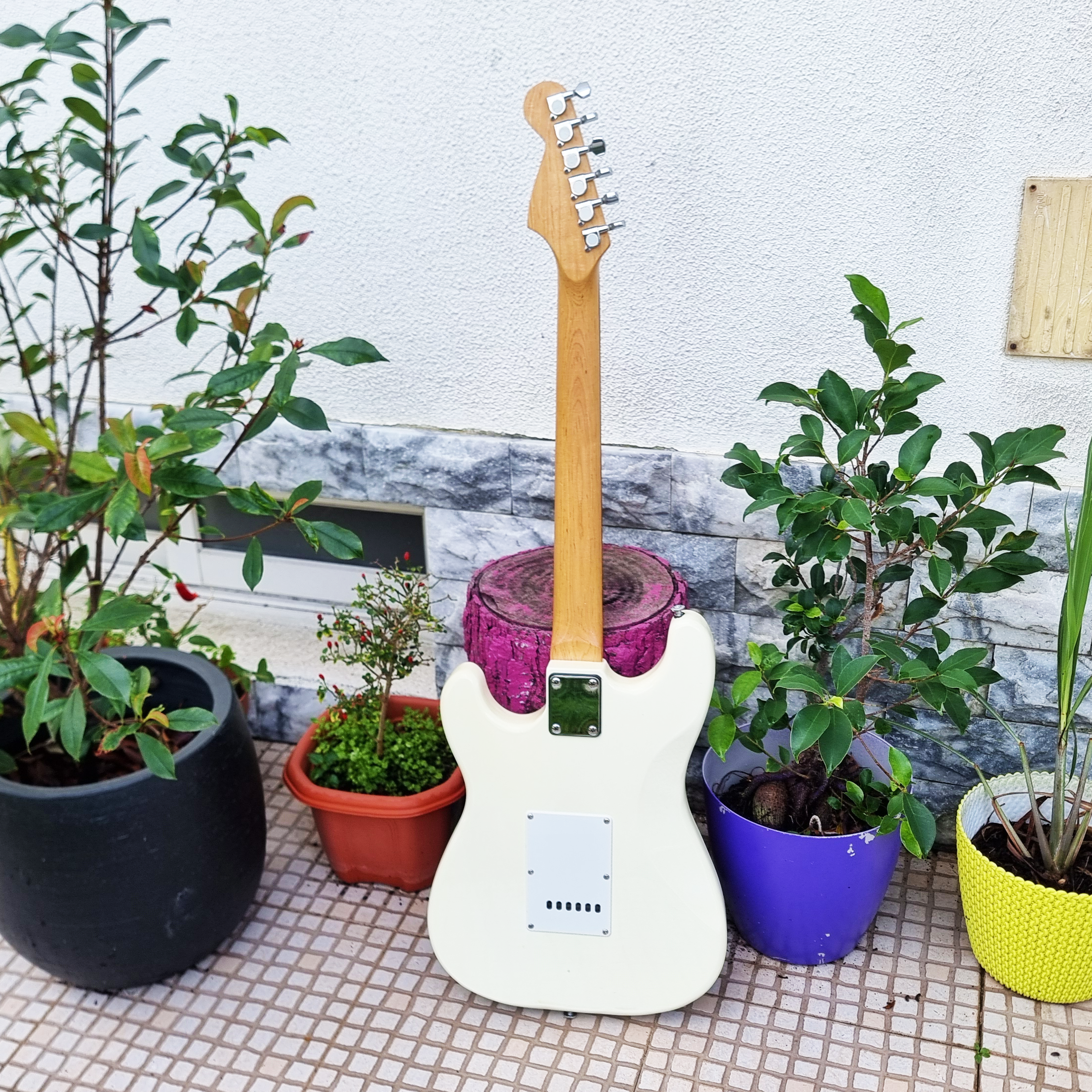 Guitarra Harley Benton ST-20 WH