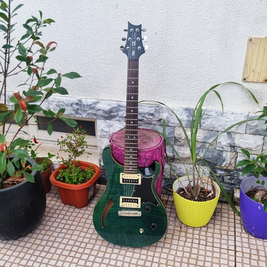 Guitarra PRS SE Custom 24 Emerald Green