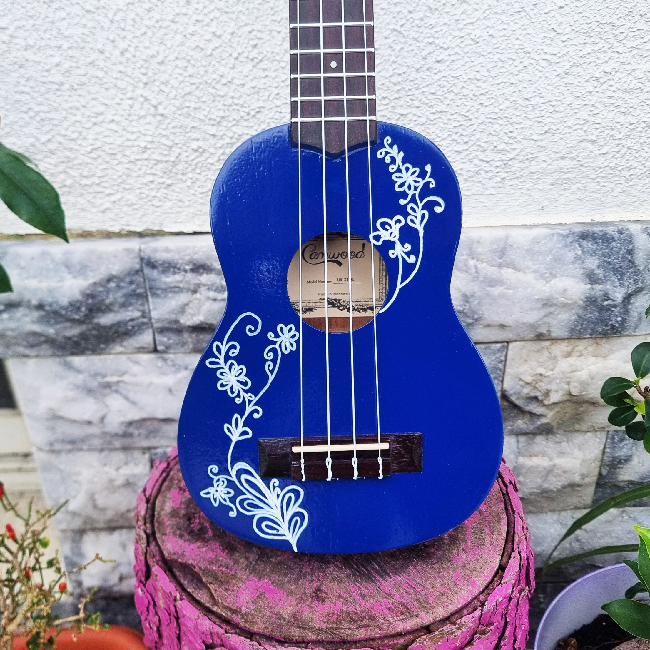 Ukelele Soprano Flores de Coral